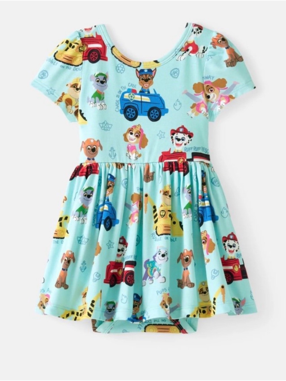 Little Sleepies Light Blue Paw Patrol Skater Dress